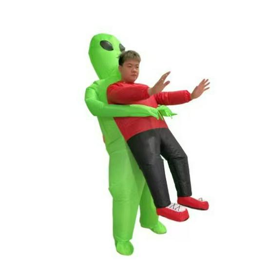 Aufblasbares Alien Kostüm Umhang für Weihnachts-Bühnenauftritte & Partys