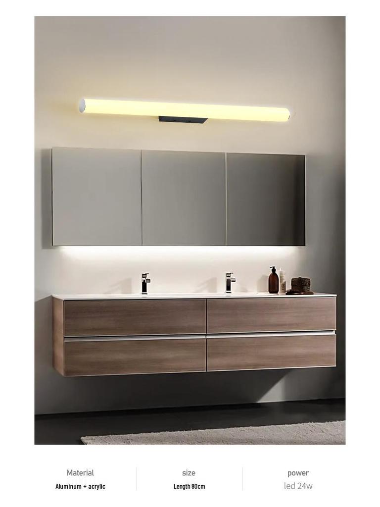 High-brightness Anti-fog Vanity Light with Mirror Cabinet for Bathroom and Hallway, 85-265V