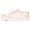 Textile, Cow Leather Low Top Skateboard Shoes Men's Beige 1170561-WHT