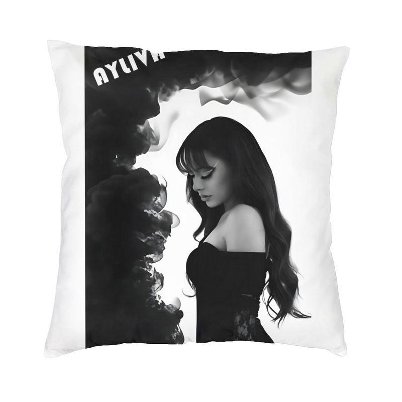 Custom Germany Ayliva Singer And Musician Cushion Cover Double Side Print Throw Pillow Case for Sofa Pillowcase Home Decorative
