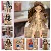 Thick Hair 30cm Bjd Doll Korean Makeup Look 1/6 BJD Doll Mini Girl Toy  Girls Gifts