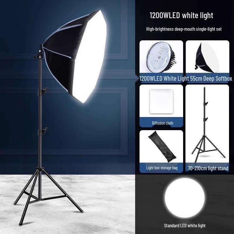 5070 Softbox Lighting Kit for Photography & Video Broadcasting: Indoor Portrait & Clothing Shooting