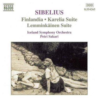 CD JEAN SIBELIUS  ICELAND SYMPHONY OR  Finlandia  Karelia Suite  Lemmink 8554265 Naxos 1999 Europe Classical Used