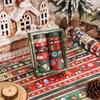 12PCS/Set Christmas Items Sticker Gift Decorations Journal Materials Stationery Cute DIY Materials Christmas Atmosphere Christmas