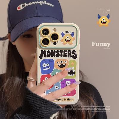Ins Alien Monster für IPhone 17 für Apple 15 Handyhülle 13promax Personalisierte Cartoon 16Pro für Huawei