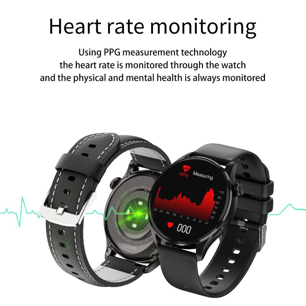 Heart Rate Compass SmartWatch Women Waterproof Smart Watch Men AMOLED HD Screen Blue Tooth Call AI Assistant GPS Trajectory NFC