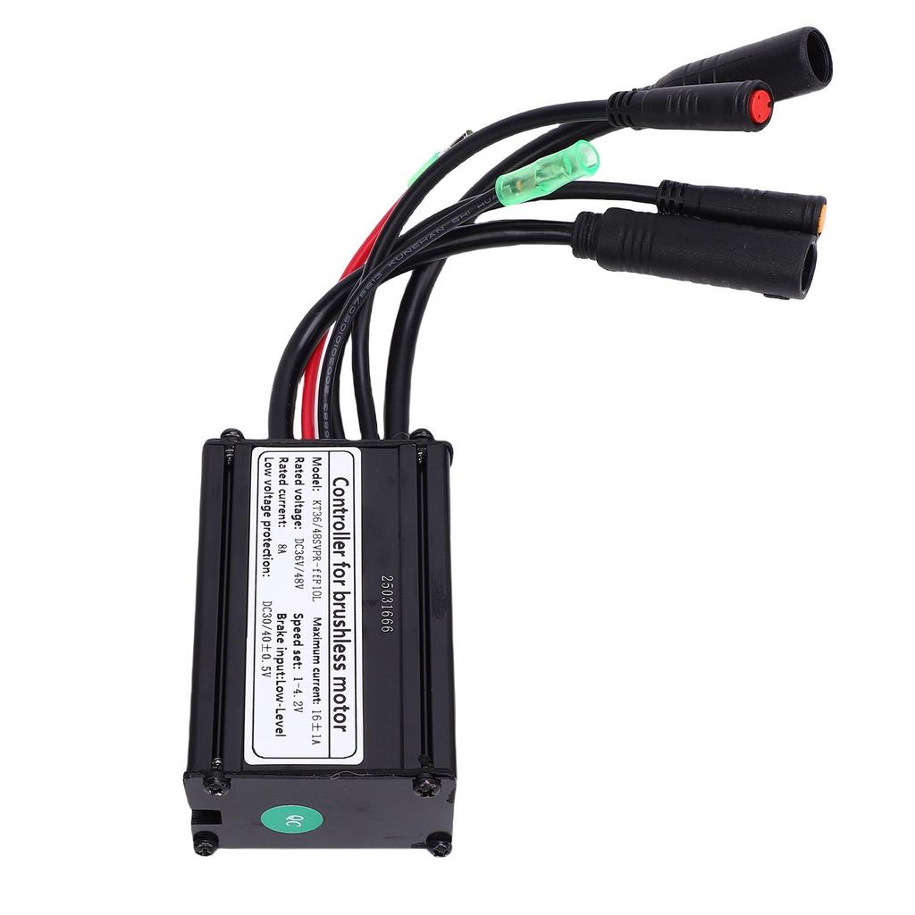 Elektrofahrrad Motorcontroller Aluminiumlegierung 6 Röhren Elektrischer Sinuswellen-Controller für 250W 350W Motor