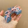 Acrylic Butterfly Knot Hair Clip with Ribbon Tie Stylish and Elegant Hair Pins Headwear Accessory for Women and Girls