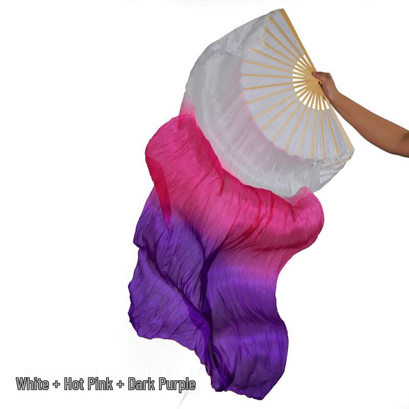 Silk Belly Dance Gradient Performance Fan