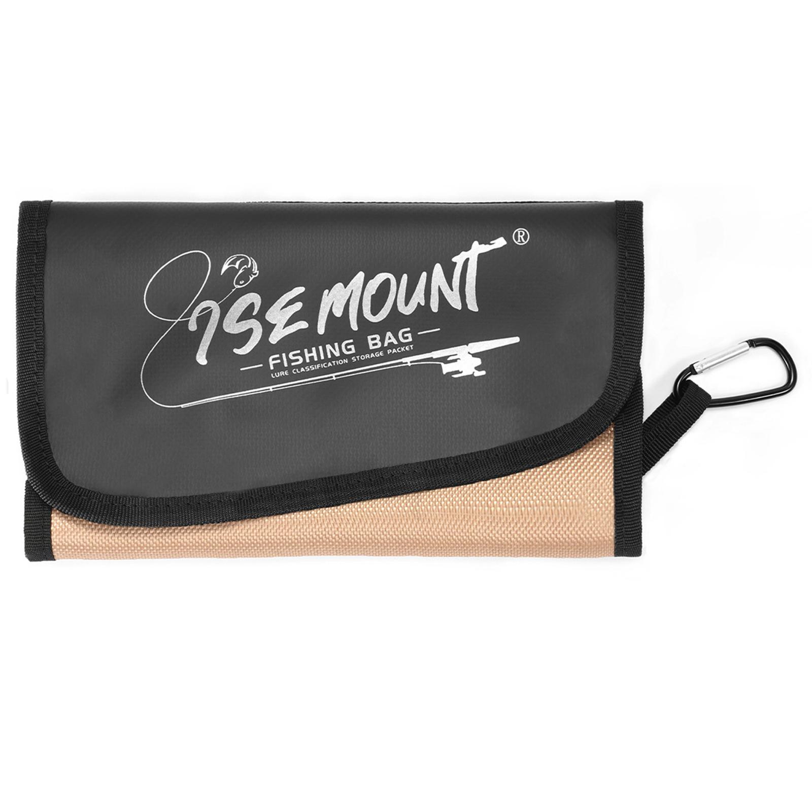 Soft Lure Storage Pouch Waterproof Tackle Storage Bag Detachable Fishing Gear Accessory Bag for Fishing Gear