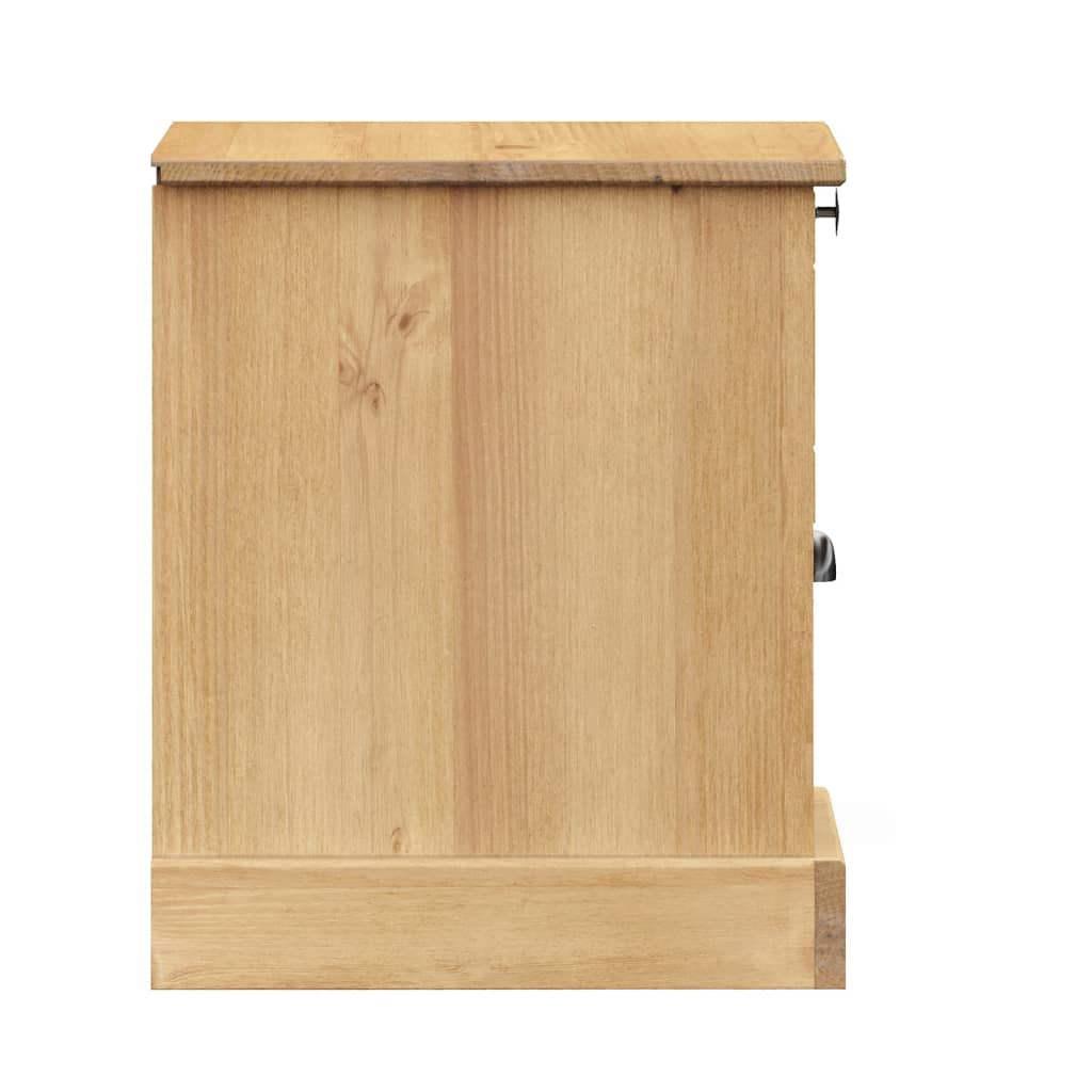 Vidaxl Szafka Nocna Vigo, 42X35X42 Cm, Lite Drewno Sosnowe
