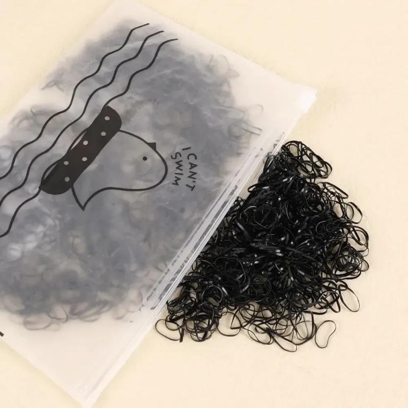 1000pcs Girls Colorful Small Disposable Rubber Bands Gum For Ponytail Holder Elastic Hair Bands Fashion Hair Accessories