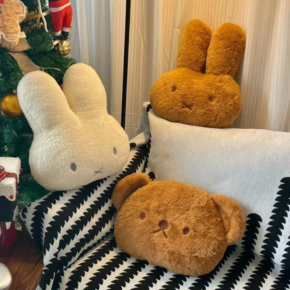 Kawaii Miffy Cute Doll Plush Pillow Soft and Comfortable Plush Material Sofa Cushion Plush Toy Gift