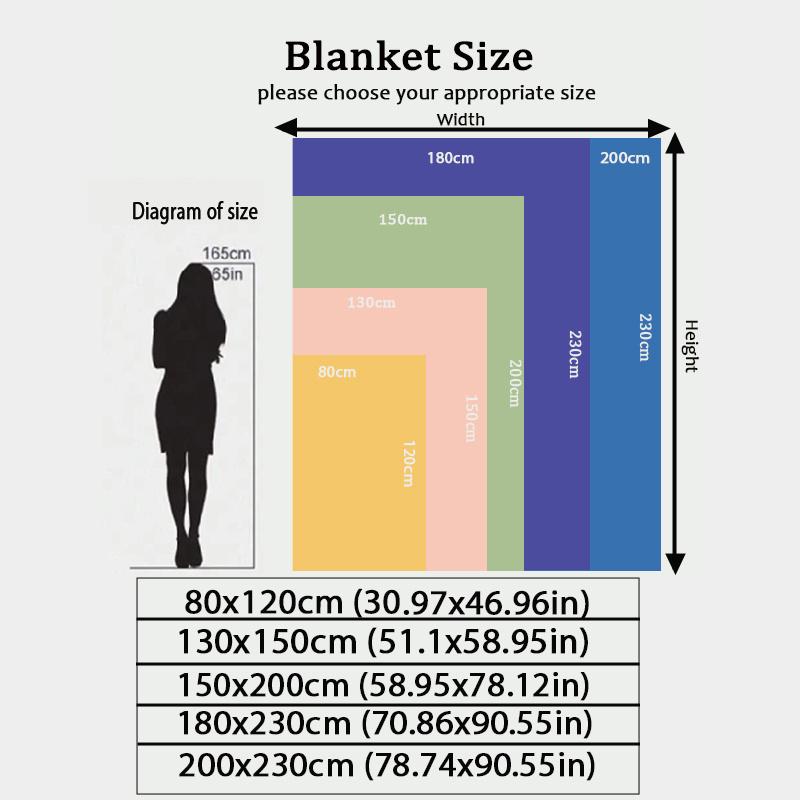 Bini Buddies Flannel Throw Blanket Soft Cartoon Design All Season Cozy Comfort for Kids Room Gift