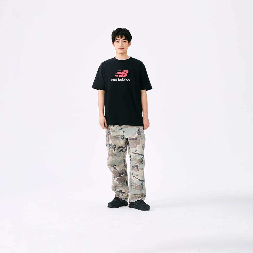 New Balance Logo-print T-shirt MT51500-BK