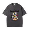 D06-100 MINISO 2026 Summer High-quality Printed Pure Cotton Shoulder Style Men's and Women's Round Neck Short Sleeved Couple T-shirt
