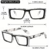 Lightweight small-frame retro-style flat light glasses, a classic and versatile anti-blue light glasses for both men and women