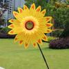 36CM Children's Seven-Color Sunflower Pinwheel Toy - Outdoor Decoration