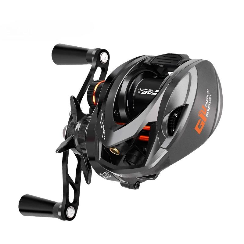 

Ultralight Body Spinning Reel 99g Carbon BFS Baitcasting Fishing Reel 3D Dynamic Suspension Magnetic Brake 8.1:1 Ratio 4KG Drag Power Lure Reel Right Hand