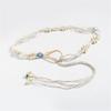 Woven Beads Belt Sexy Waistband with Beads Waistband for Girls Ladies