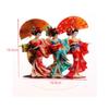 Japanese Geisha Statue Acrylic Lightweight Tabletop Ornament Creative Traditional Decor for Office Home Workspace Accent
