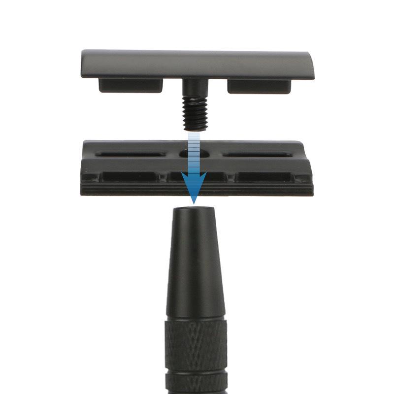 Old-Fashioned Double-Sided Razor for Men's Shaving