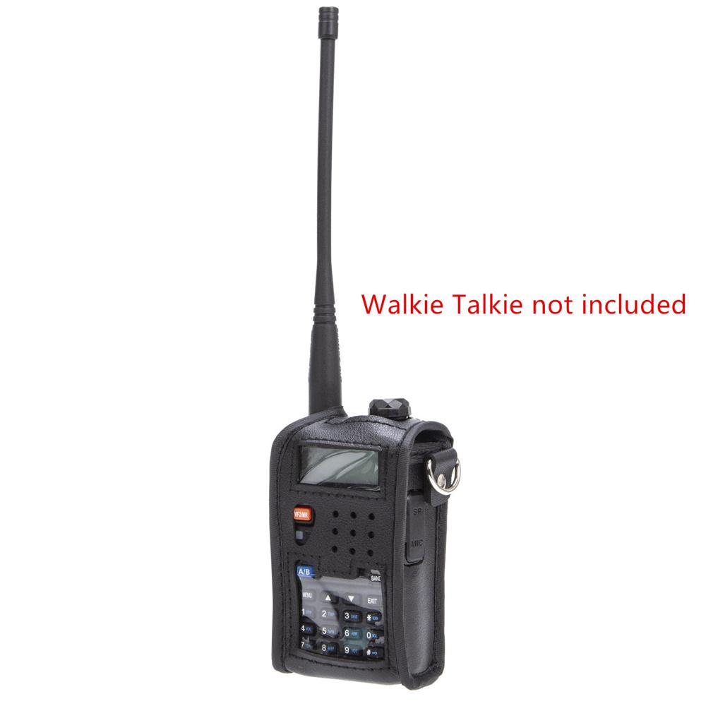 PU Leather Case Cover Bag For Baofeng UV5R Plus UV5RA Plus UV5RE Plus UV5RB UV5RC UV5RD & TYT TH-F8  RONSON UV-8R