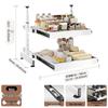 Telescopic Double-Layer Kitchen Cabinet Storage Rack