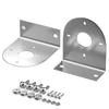 Stainless Steel LED Light Bracket Support with Watermelon Design Universal Fit for Cars Motorcycles Easy Tool Free Mount