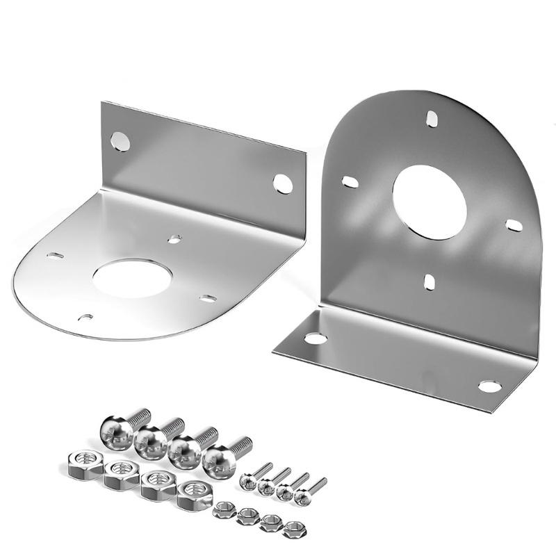 

Universal Stainless Steel LED Light Bracket Watermelon Shape For Vehicles for Trailer Hitch Quick Installation Safety Lighting 1