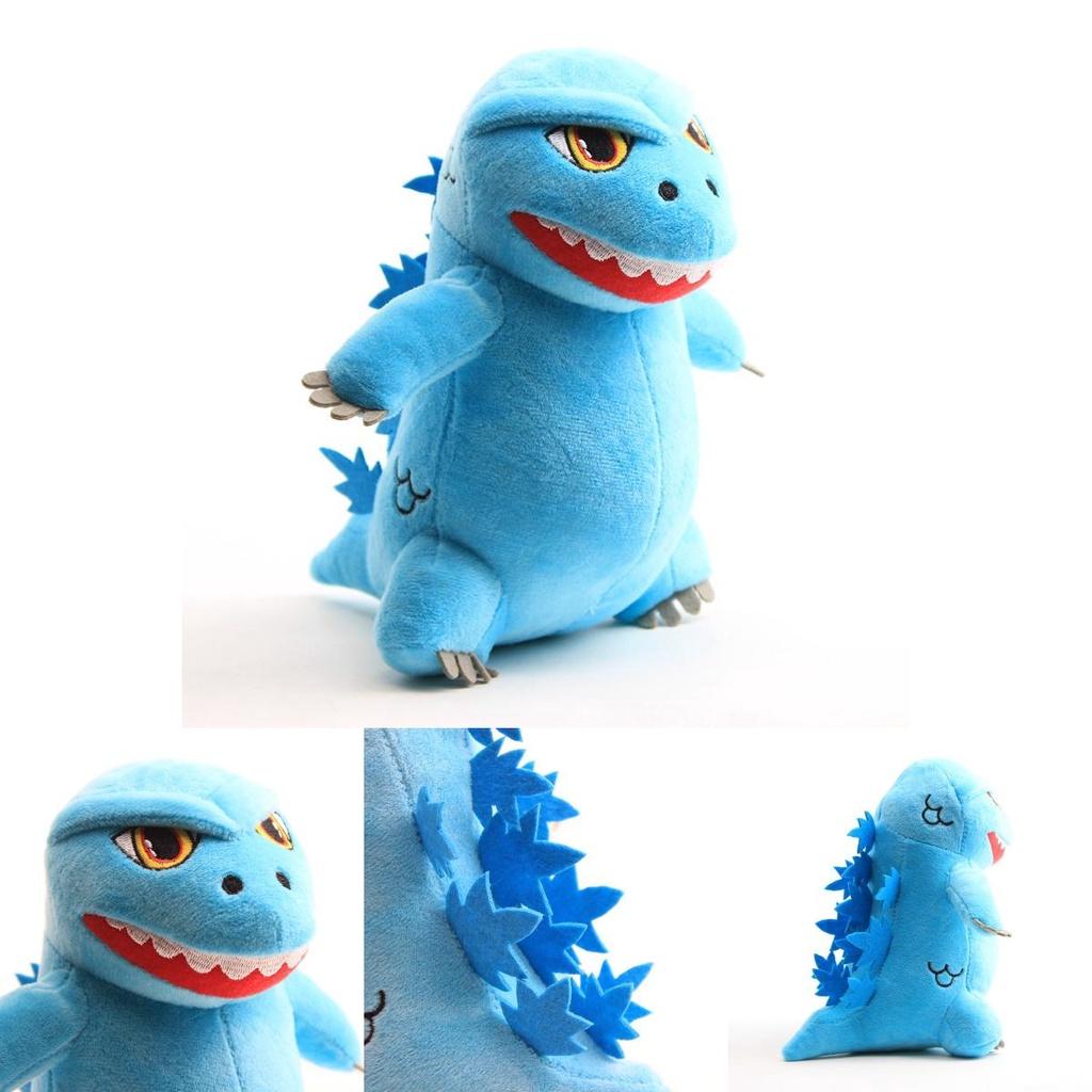 Charmantes 20cm Blaues Godzilla Monster Weiches Plüschtier Niedliche Stoffpuppe
