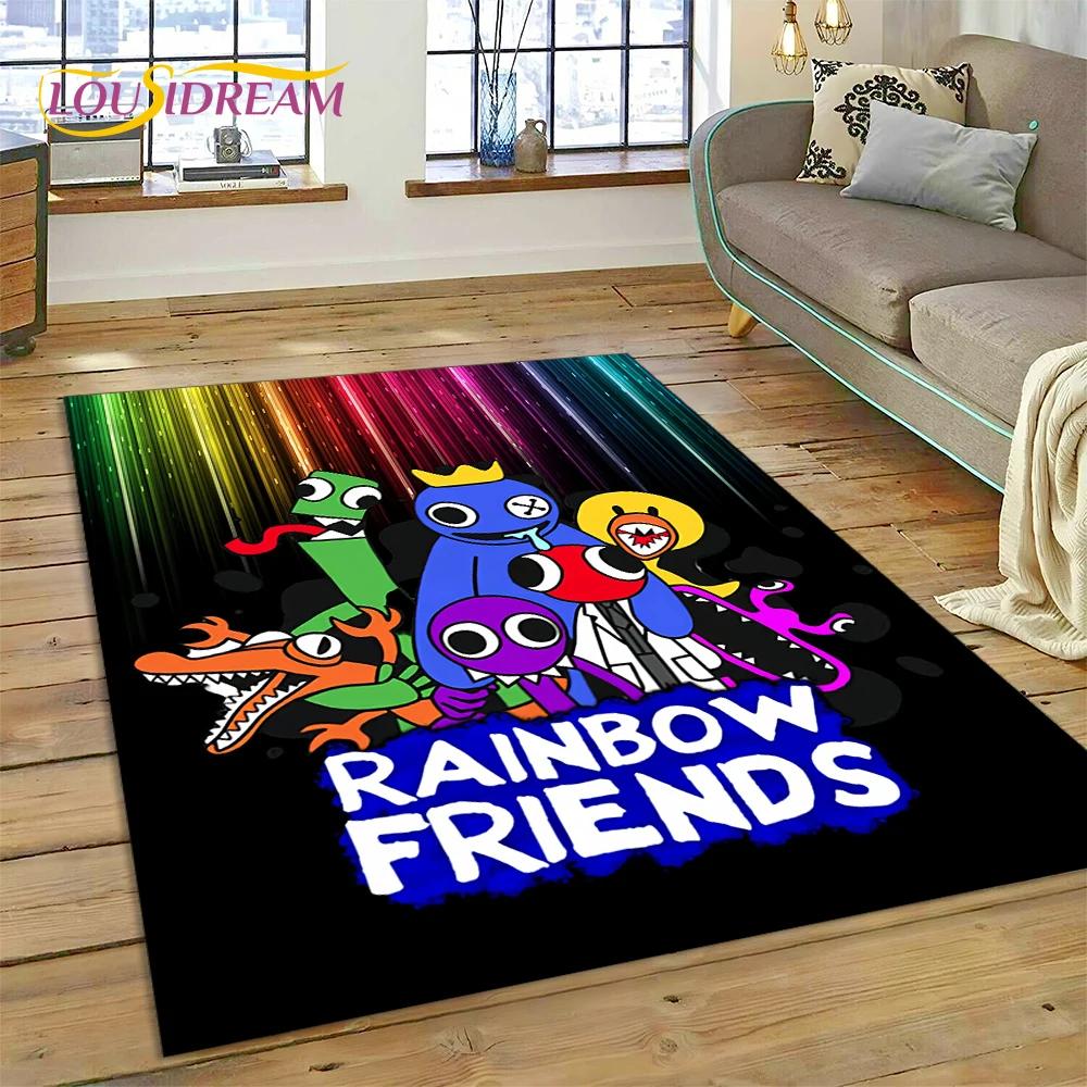 27 Style 3D R-Rainbows Friends Cartoon Carpet Rug for Home Living Room Bedroom Sofa Doormat Decor,kids play Non-slip Floor Mat