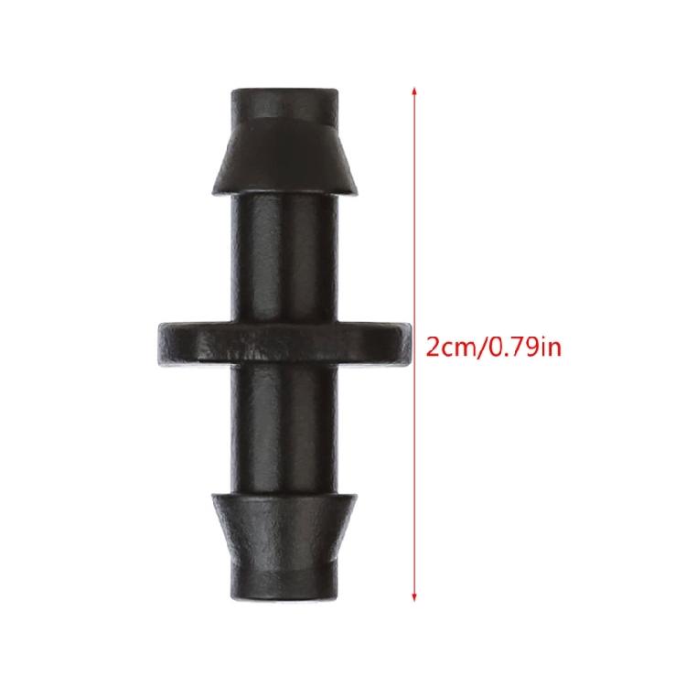 200Pcs 4/7mm Hose End Plug Hose Water Stop Connectors Gardeners Irrigation System