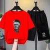 Children Neymar's Avatar T-shirt+Shorts Black Boys Girls Toddler 3-12Yrs Sports Set Summe Cool Short-sleeved White Clothing