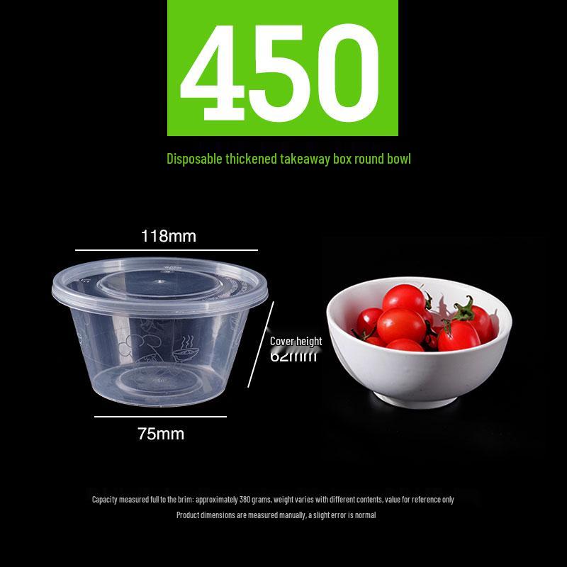 Microwaveable Plastic Meal Prep Bowl - Freezer & Takeaway Safe