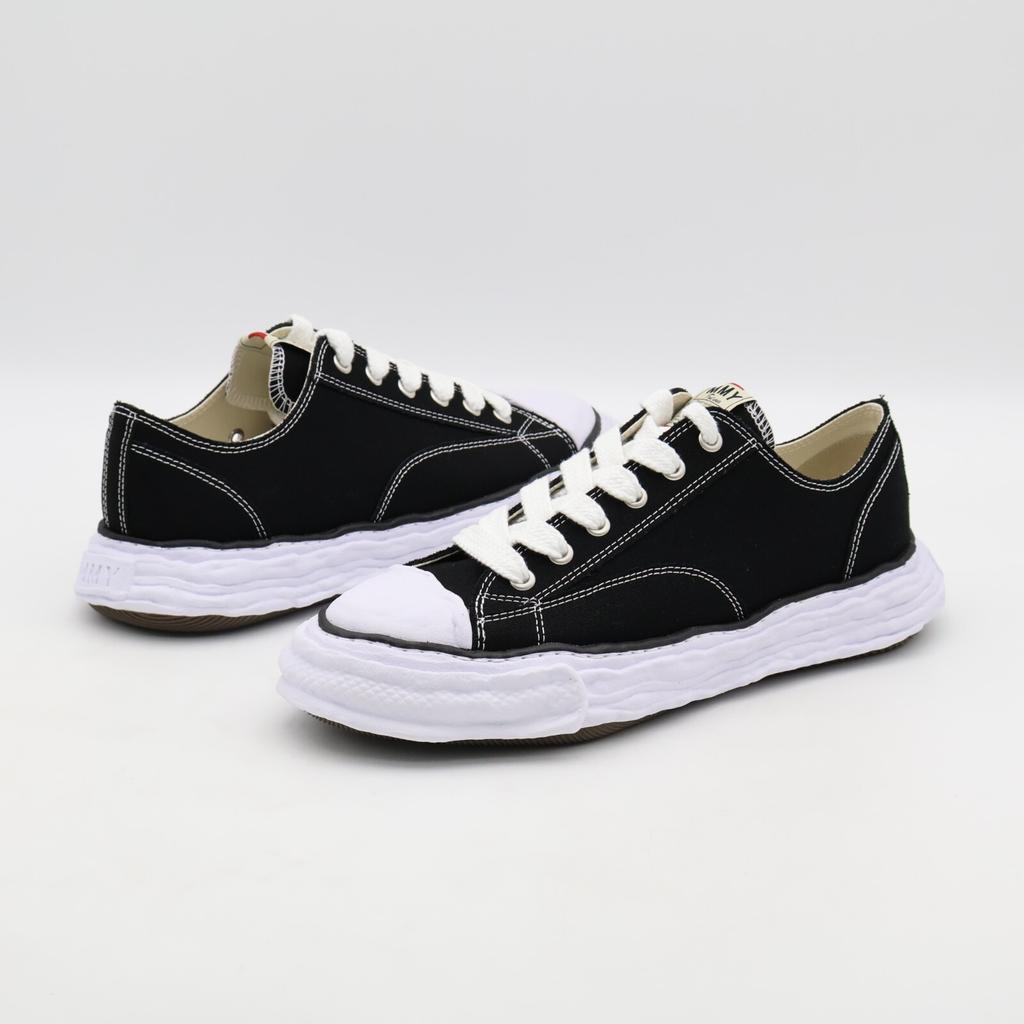 A11FW702-SCHWARZ Maison MIHARA YASUHIRO PETERSON 23 Original Sohle Canvas (Herren)