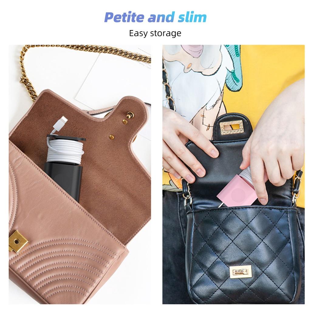 FONKEN 2 i 1 Silikon Laderbeskytter Datakabeloppruller For Apple iPhone 18W/20W Strømadapter Etui Anti-Brudd Datakabel Oppbevaring