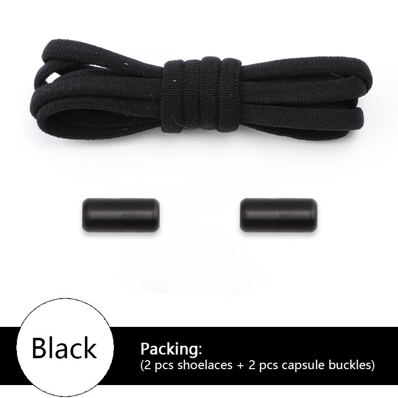 No tie Shoelace for Sports Round Shoelaces without ties Colorful Options Elastic laces Sneakers Kids Adult Shoes Accessories