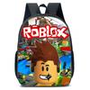 Roblox Kinderschoolrugzak Jongens Meisjes Lichtgewicht Oxford Stof Dubbele Riem Tas Met Luchtgevulde Riemen