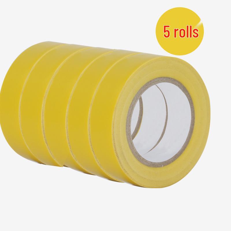 Flame Retardant Black & Red PVC Electrician's Insulating Tape - Waterproof, Wear Resistant & High-Temperature Electrical Wire Tape