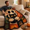 Halloween Cute Shaped Flannel Throw Blanket for Nap, Novelty