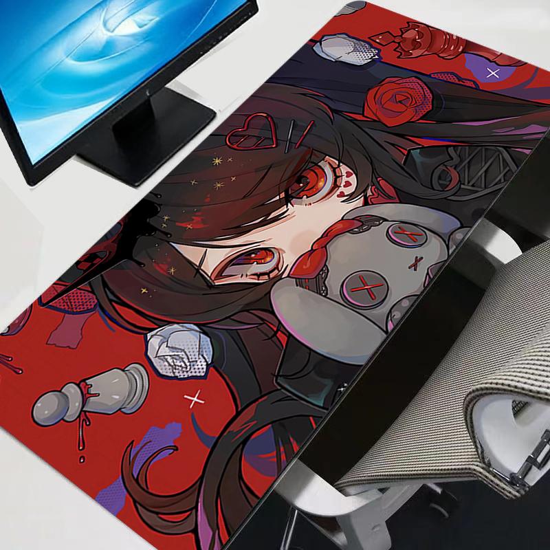 Mouse Pad Laptop Accessories Gamer Rug Gaming Keyboard Pad Cute Desk Mat Office Pc Kawaii Carpet Anime Girls Gaming Mouse Mats