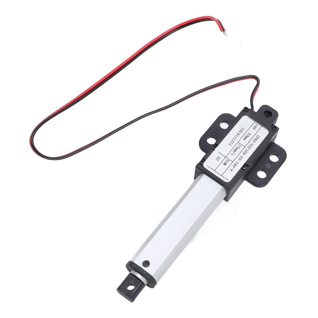 Mini elektrický lineárny aktuátor 50mm zdvih 50N ťah 15mms rýchlosť Malý lineárny pohybový aktuátor pre