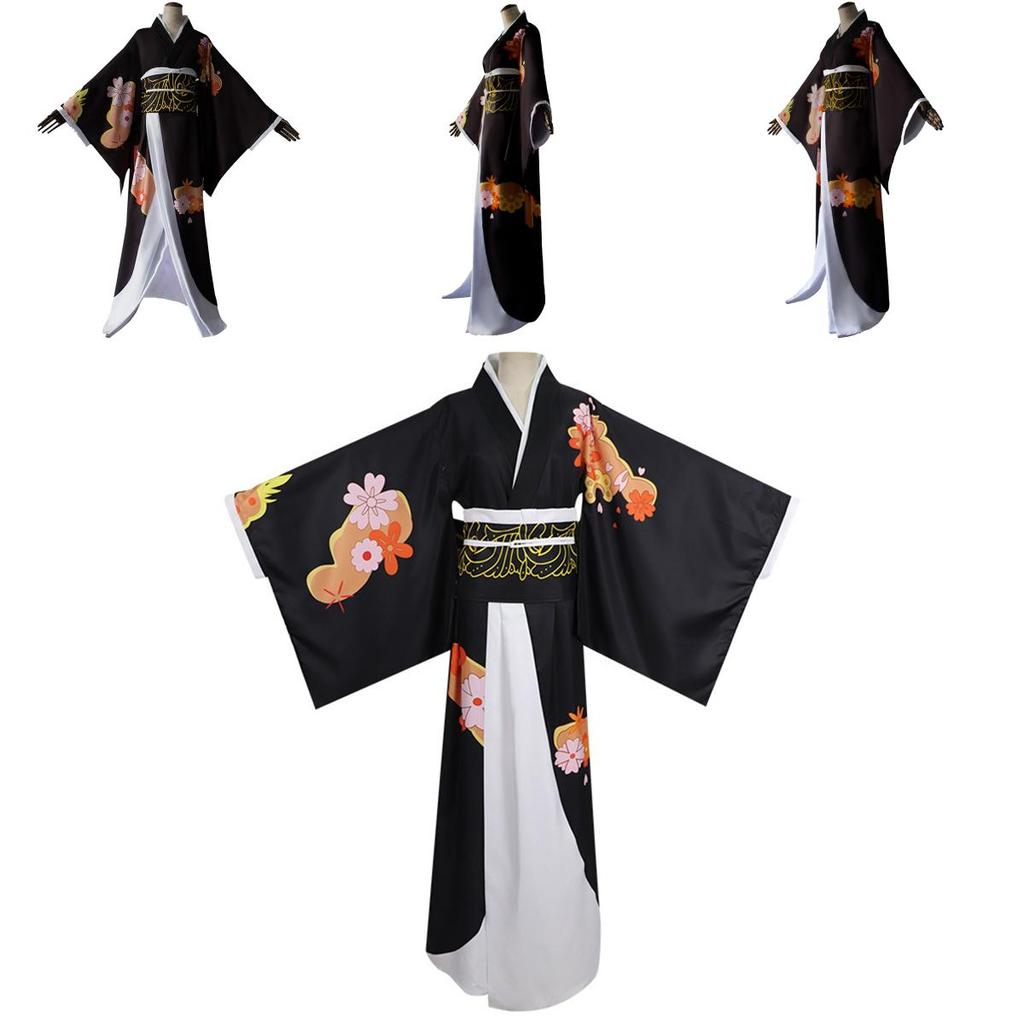 Demon Slayer Kimetsu No Yaiba Kibutsuji Muzan Cosplay Kostuum Met Verfijnd Vakmanschap En Ademende Stof