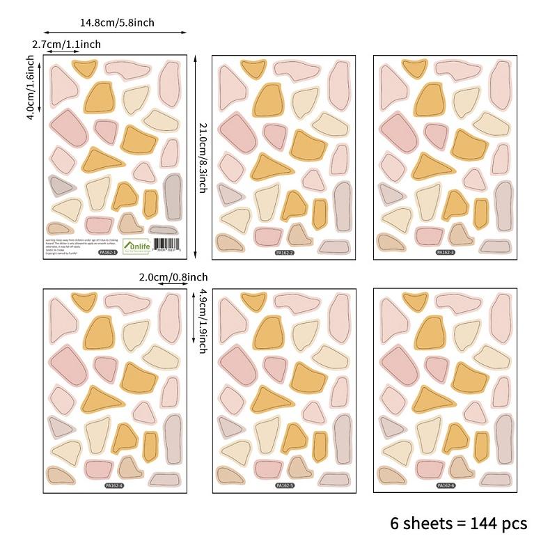 

Креативные наклейки Терраццо Сделай сам Цветные наклейки Наклейки на стену Гостиная Детская Декоративный декор для холодильника