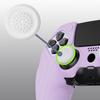 PlayVital Silikonhülle für PS5 Edge weicher Gummi-Schutz Skin für PS5 Edge Wireless inklusive Daumenstick Edition Mauve rutschfester Controller,
