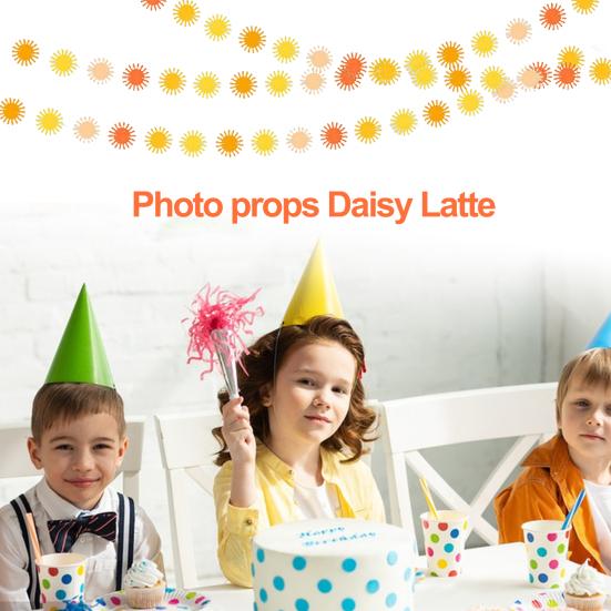 Banery Boho Słońce Pierwsza Podróż Wokół Słońca Dekoracje Urodzinowe Zestaw Girlandy Słonecznikowej z Filcu Boho Słoneczko Do Zawieszenia w Pomieszczeniu