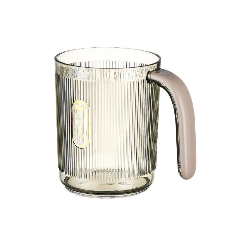 YIXI Thickened Minimalist Plastic Mouthwash Cups with Handles