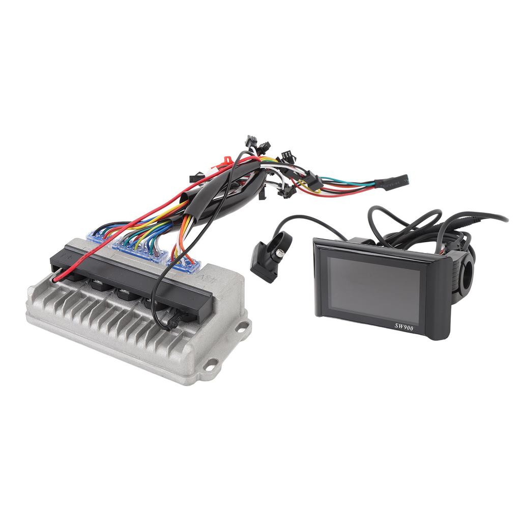 LCD Display Brushless Motor Controller Kit 36V 48V 60V 500W 28A Aluminum Alloy Water Resistant