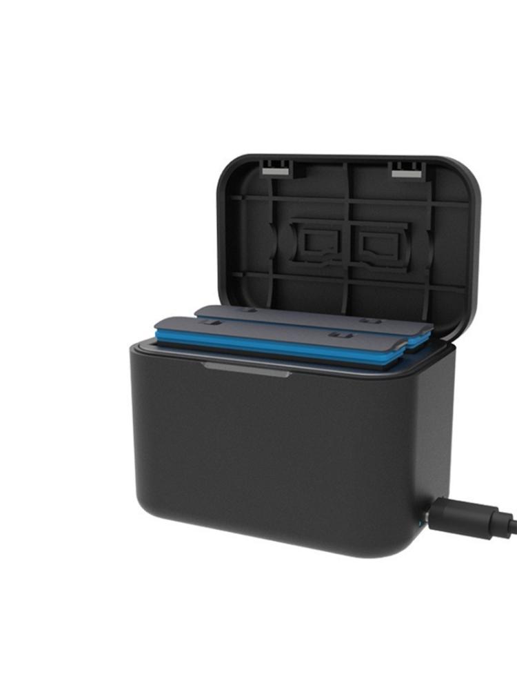 Efficient Battery Charging Case for X4 Camera Battery Fast Charging Docking Station Storage Box USB C Charge Port